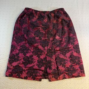 CB New York, Vintage Floral Jacquard Midi Skirt